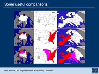 Some useful comparisons Donald Perovich, Cold Regions Research & Engineering Laboratory 