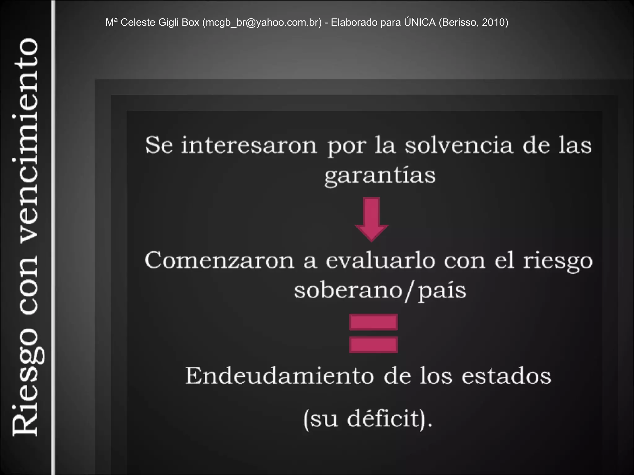 Mª Celeste Gigli Box (mcgb_br@yahoo.com.br) - Elaborado para ÚNICA (Berisso, 2010) 