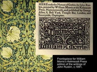 Interior Design History: Victorianism and Arts and Crafts | PPT