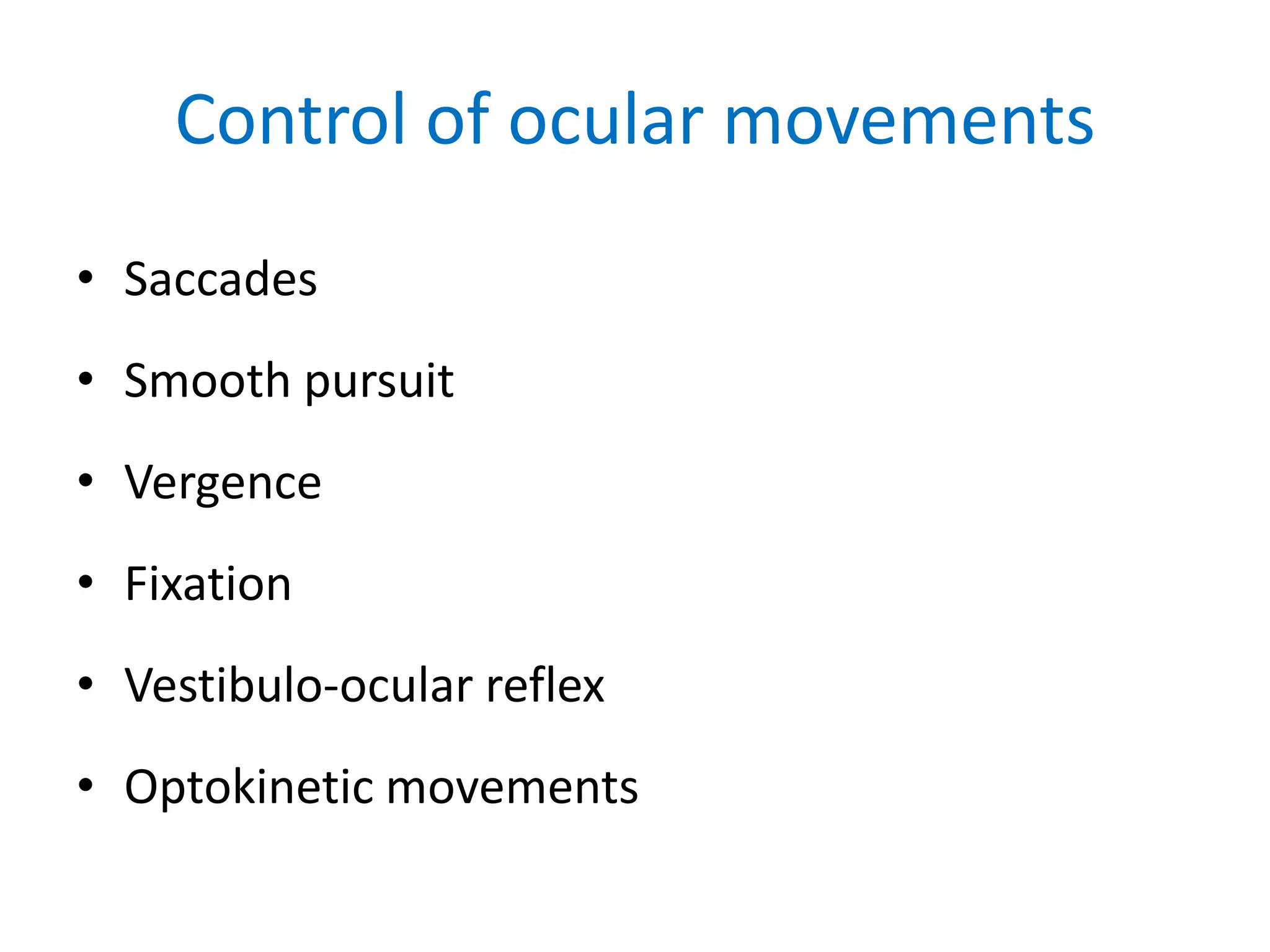 ocular motility an introduction 14.07.16 Prof.K.N. Jha | PDF | Eye and ...