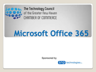 Microsoft Office 365 Sponsored by 