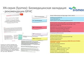 Стандартизация подходов клинического применения результатов лабораторных исследований