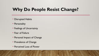 Organizational Change and Crisis Management | PPTX