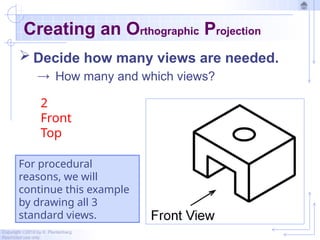 1_Orthographic Projection in engineering drawing | PPTX