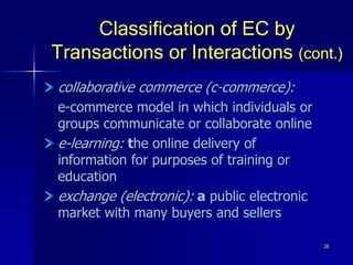 1 overview of electronic commerce | PPT