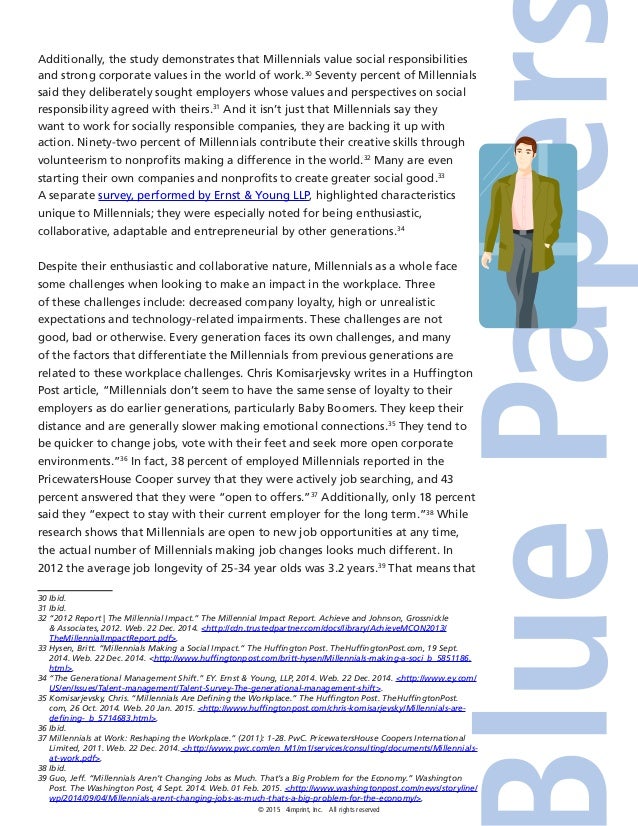 Millennials characteristics image