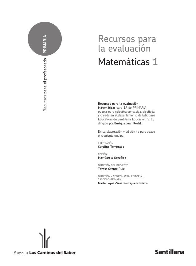 Evaluaciones De Matematicas 1º De Primaria