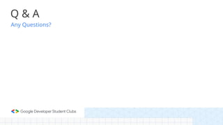 Q & A
Any Questions?
 