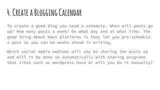 10 Blogging Tips | PPTX