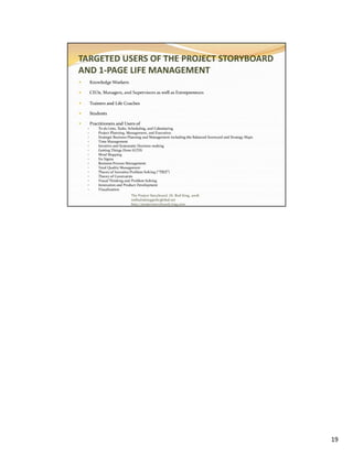 1-Page Life Management with Notes and Exercises