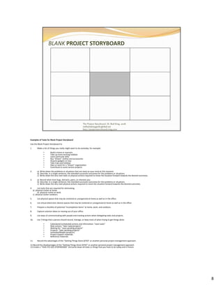 1-Page Life Management with Notes and Exercises
