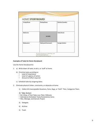 1-Page Life Management with Notes and Exercises