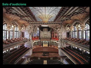 Sala d’audicions
 