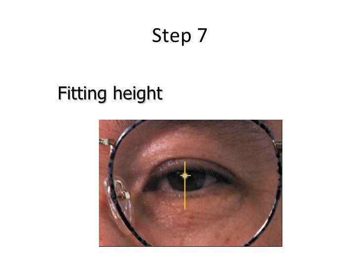 Progressive Spectacle Lens Fitting