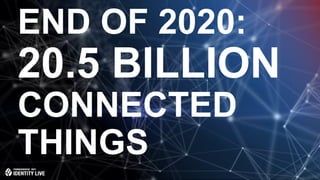 © 2017 ForgeRock. All rights reserved.
END OF 2020:
20.5 BILLION
CONNECTED
THINGS
 