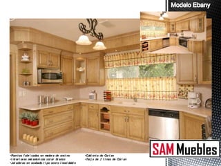 •Puer t as f abr i cadas en mader a de enci no        •C er t a de C i an
                                                        ubi             or
•I nt er i or es m am ni cos col or bl anco
                  el i                                •Tar j a de 2 t i nas de C i an
                                                                                or
•Jal ader as en acabado t i po acer o i noxi dabl e
 