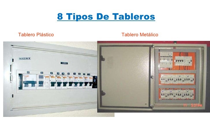 Resultado de imagen para TIPOS DE TABLEROS Y BREAKER