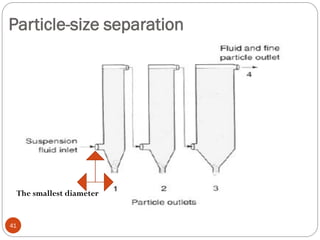 Particle-size separation
41
The smallest diameter
 