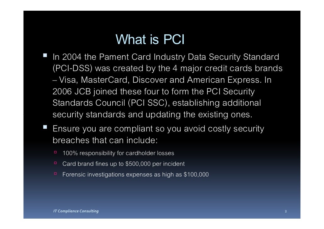 1 pci compliance overview pci compliance form