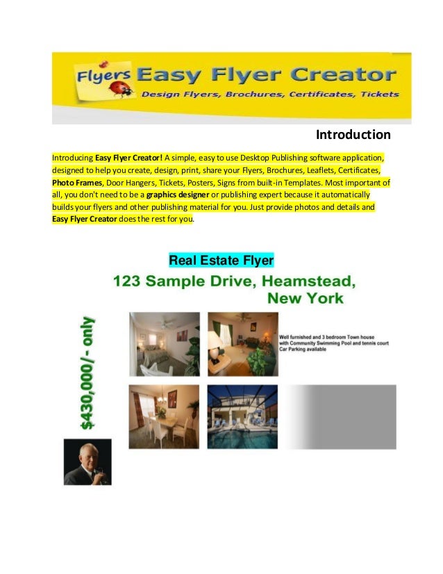 easy design flyer creator