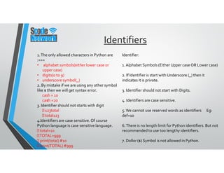 python course ppt pdf | PPT