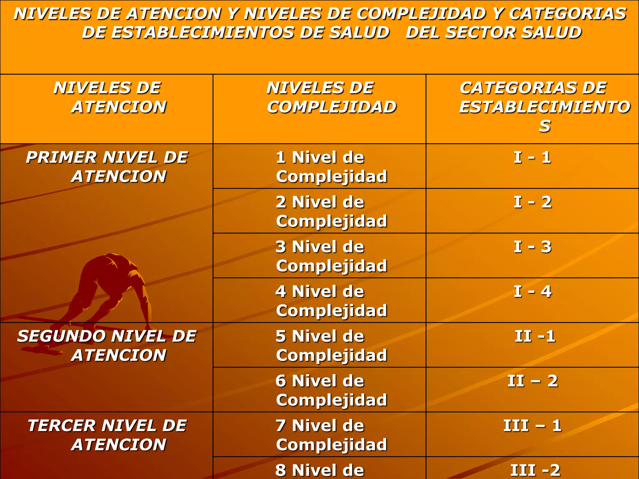 NIVELES DE ATENCIÓN EN SALUD I | PDF