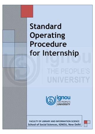 SOP for MLIS Internship useful operating the MLISC course PDF