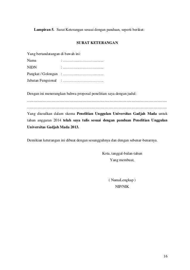 Surat Rekomendasi S2 Ugm - SuratMenyurat.net