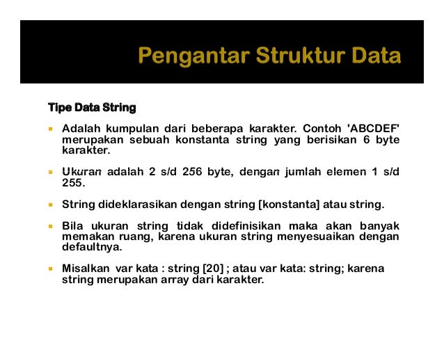 1 Pendahuluan Struktur Data