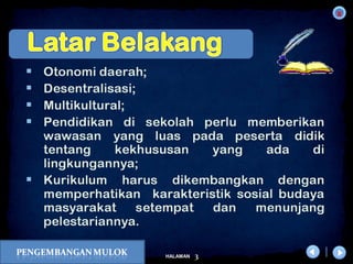 x
3HALAMAN
DIKLAT/BIMTEK KTSP 2009
DEPDIKNAS – DIT. PEMBINAAN SMA
 