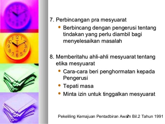 1 pengurusan mesyuarat