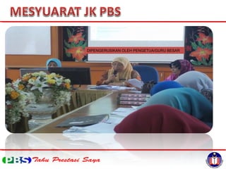 DIPENGERUSIKAN OLEH PENGETUA/GURU BESAR
 