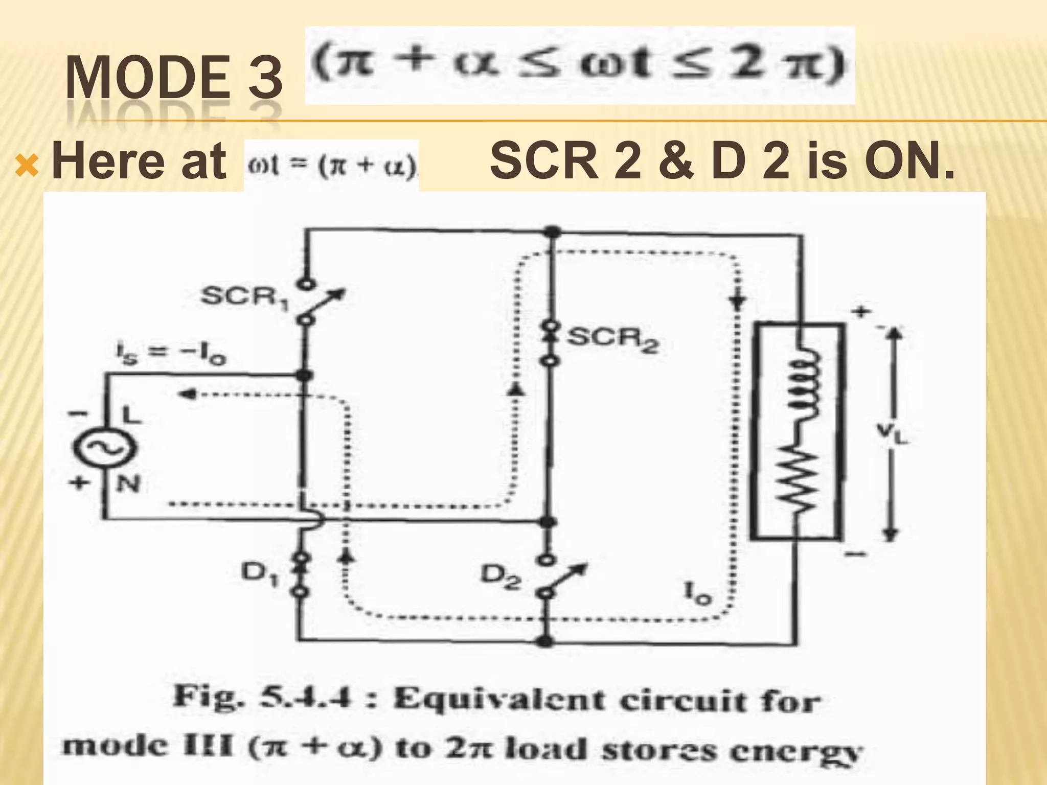 1 ph semi converter (r-l load) | PPTX
