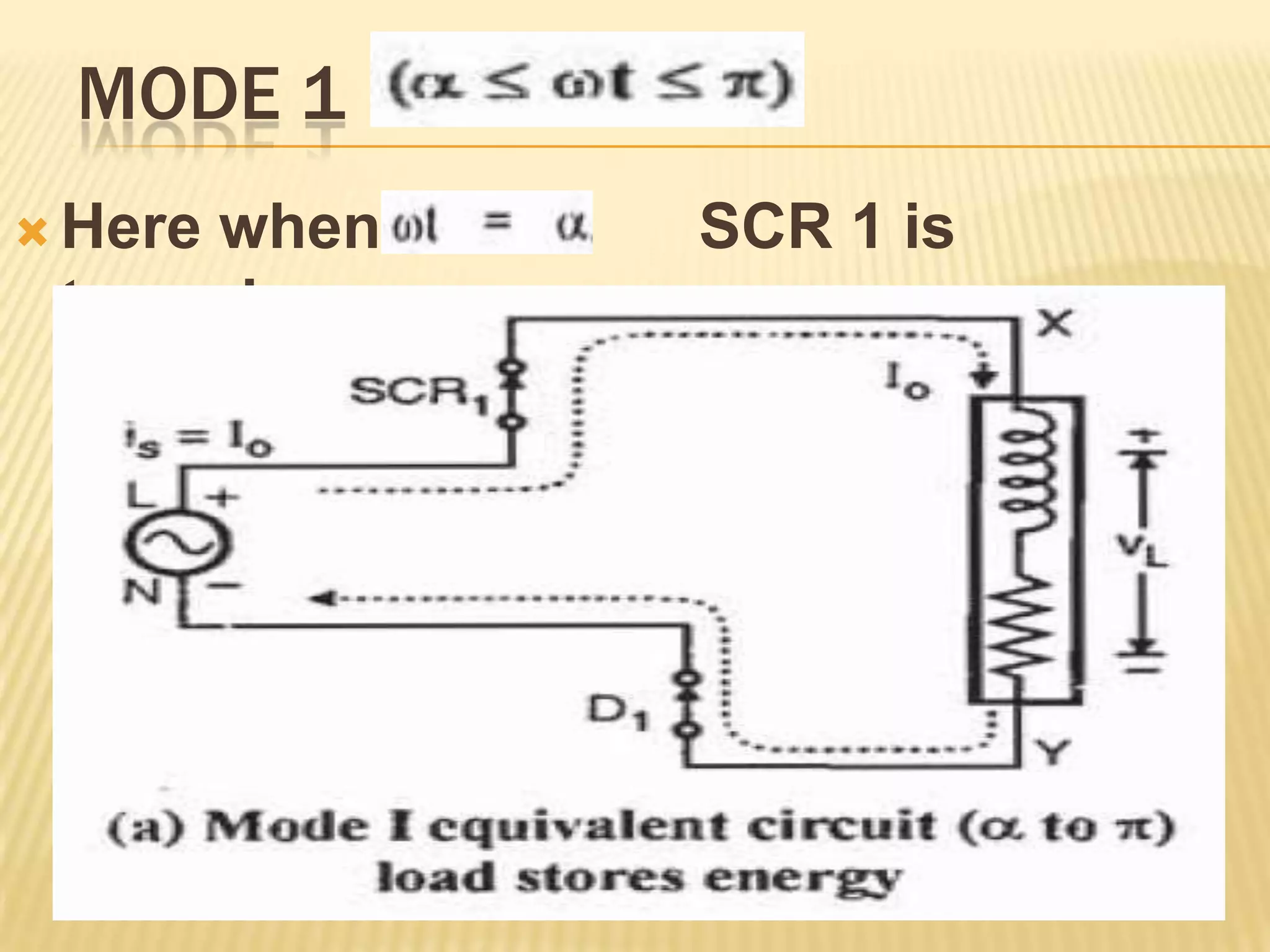 1 ph semi converter (r-l load) | PPTX