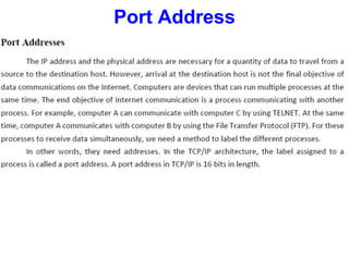 Port Address
 
