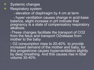 physiological changes during pregnancy | PPT