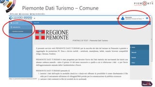 Piemonte Dati Turismo – Comune
 