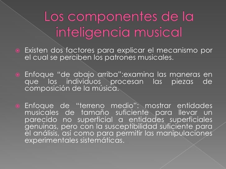 inteligencia musical inteligencia musical