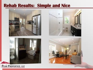 Rehab Results: Simple and Nice
 
