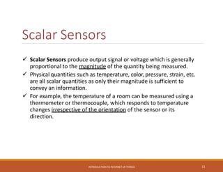 Scalar Sensor Example Internet of things ( Sensors and actuator).pptx
