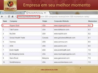 Empresa em seu melhor momento




                        4
 