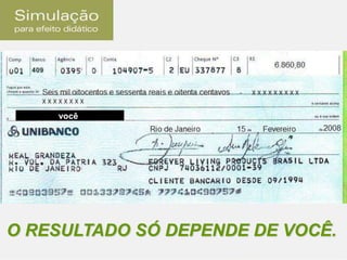 você
O RESULTADO SÓ DEPENDE DE VOCÊ.
 
