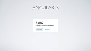 ANGULAR JS
 