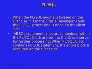 Introduction to Oracle PL/SQL: Basic Understanding | PPT
