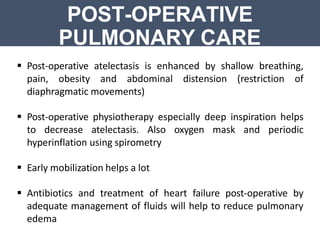 post operative care and compilcations slides | PPTX