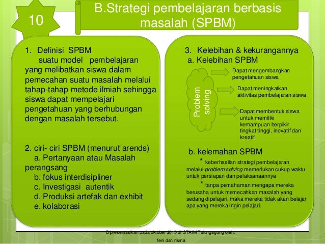 kelebihan dan kekurangan model pembelajaran creative problem solving