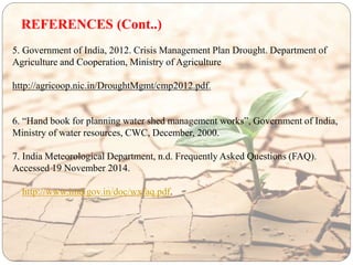 Drought and its management | PPTX