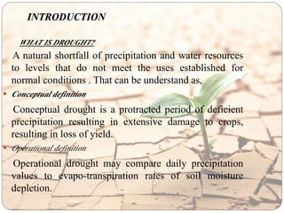 Drought and its management | PPTX