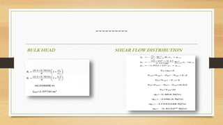----------
BULK HEAD SHEAR FLOW DISTRIBUTION
 