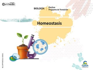 Homeostasis
BL11PPT001ELE-A20V1
 